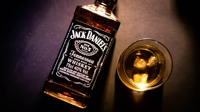 Premium Jack Daniels whiskey at Evolution Liquor Store in Edmonton