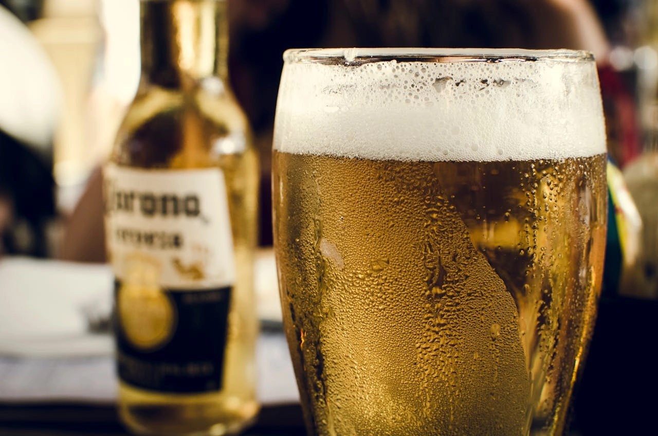 Premium Corona Beer at Evolution Liquor Store in Edmonton